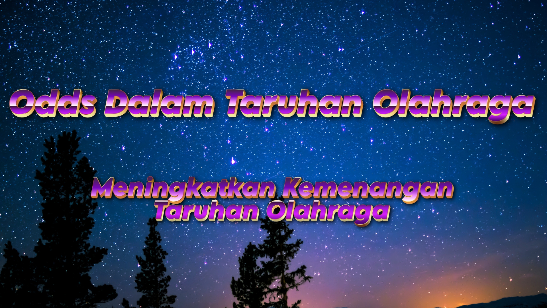 Odds Dalam Taruhan Olahraga